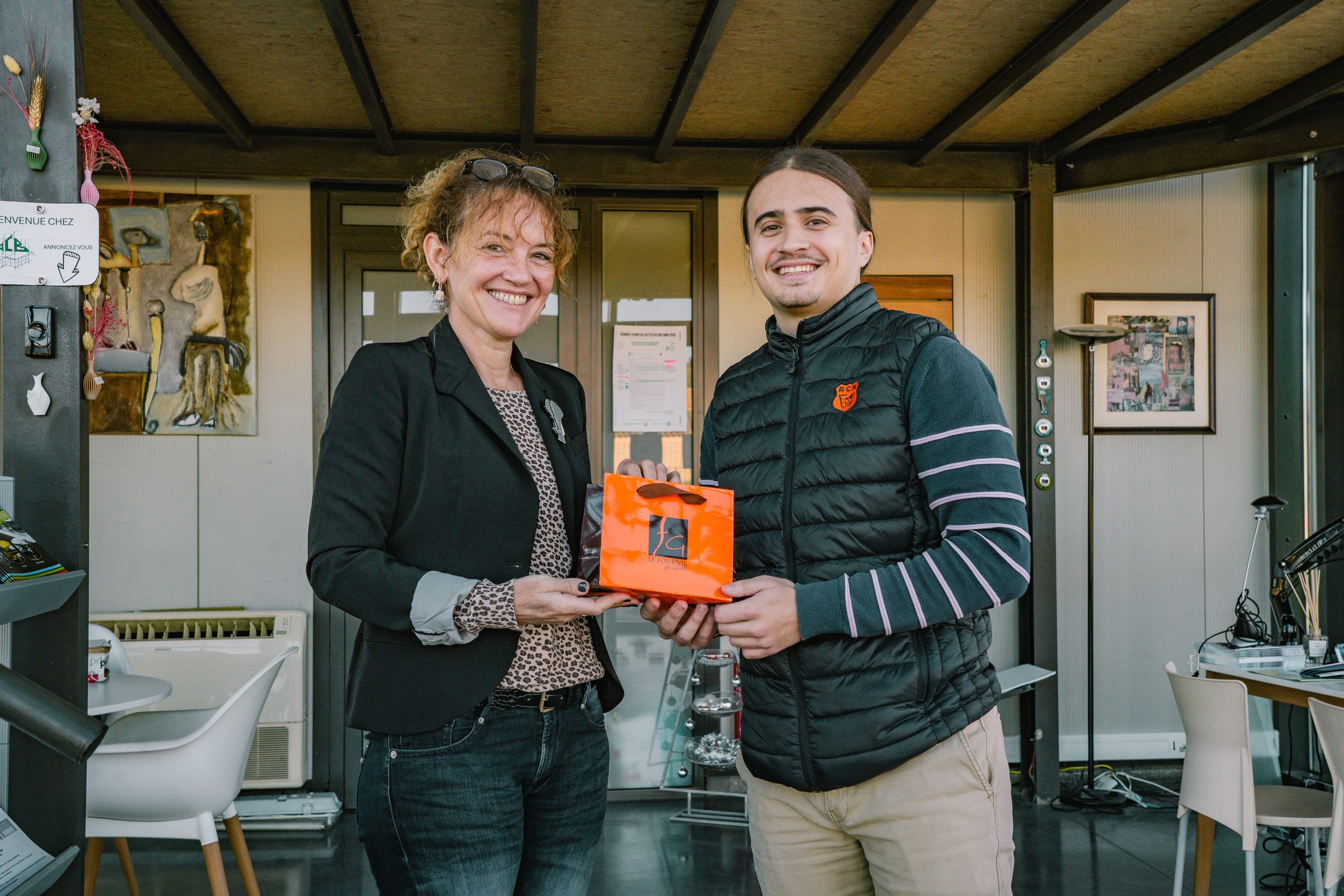 Partenaires remise de chocolat