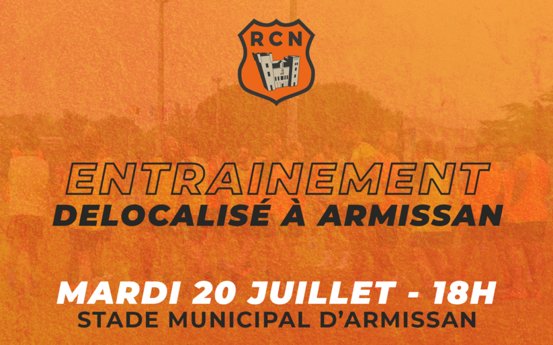 ENTRAÎNEMENT DÉLOCALISÉ !