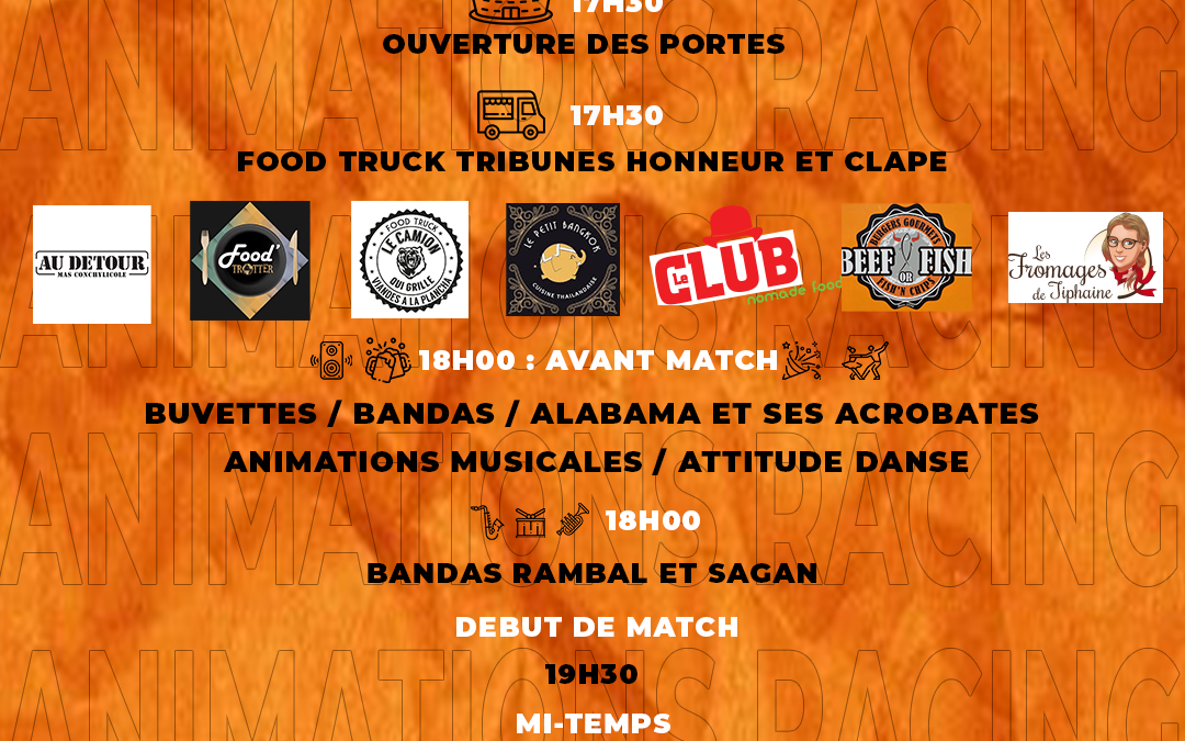 ANIMATIONS JOUR DE MATCH